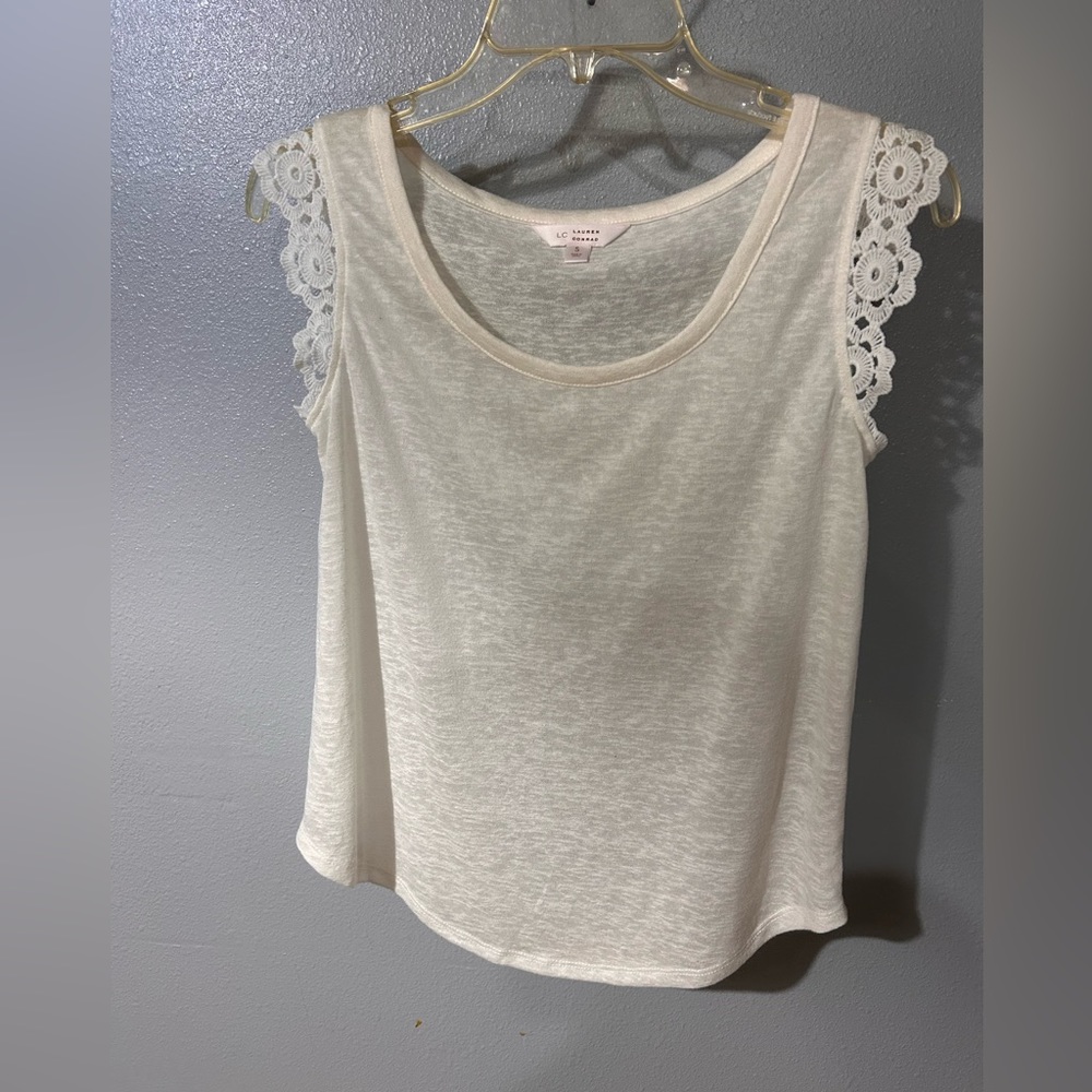 ❤️ LC Lauren Conrad Sleeveless Top Size S